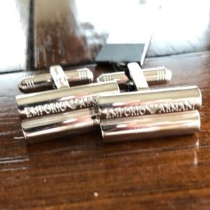 Emporio Armani silver .925 Cuff Links